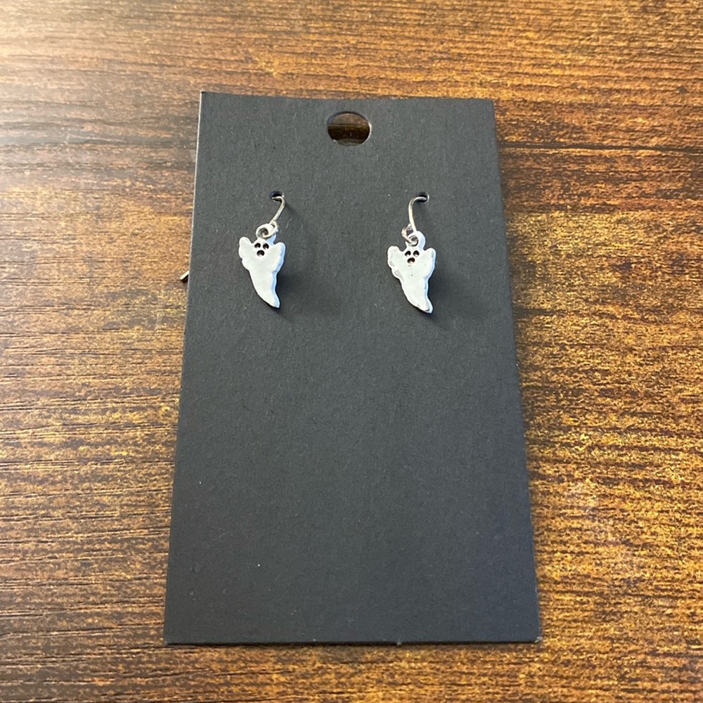 Ghost dangle earrings